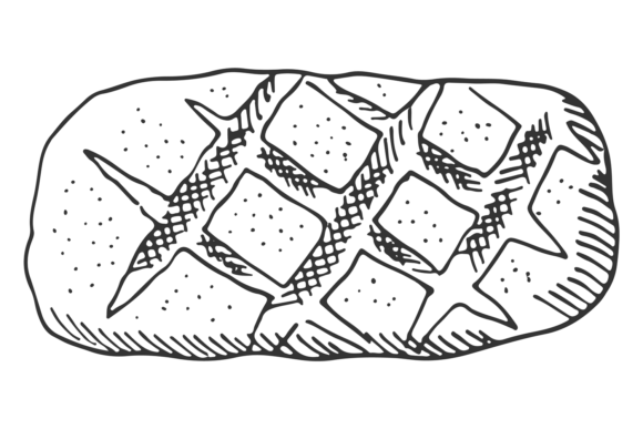 Download Ciabatta Drawing. Traditional Homemade B - Homemade Collection
