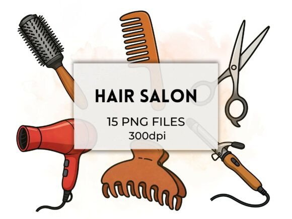 Download Hair Salon PNG Hairstylist Clipart Pack - Hairstylist Collection
