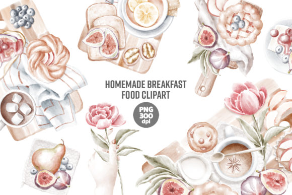 Download Homemade Breakfast Food Clipart - Homemade Collection