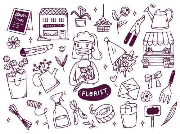Download Florist Wearing Face Mask - Premium Resources