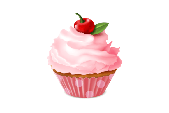 Download Cupcake. Sweet Homemade Dessert, Cherry - Homemade Collection
